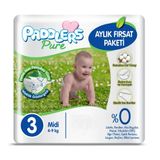 Paddlers Pure No:3 Midi 40 Adet Bebek Bezi
