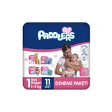 Paddlers Yenidoğan Bebek Bezi 1 Numara (2-5 Kg) 11 Adet – Deneme Paketi - Hassas Ciltlere Uygun