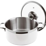 Paderno 20H 10 cm Kapaklı Tencere