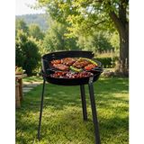 Padilon Orta Boy Kömürlü Mangal Krom Izgara 35X35 cm Taşınabilir Bahçe Balkon Piknik Mangal