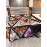 Padişah Çift Kişilik Polyester Vizon Battaniye &200CMX 220CM - Renkli - 200 x 220 cm