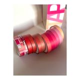 Padme studio 11’li Washi Dekoratif Kağıt Bant | Pembe Tonları (Passion)(7.5mmX3mX10adet-15mmX3mX1adet)