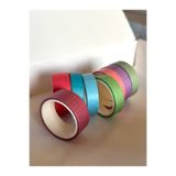 Padme studio 8’li Lux Washi Bant/Dekoratif Kağıt Bant | Passion Color (1cmX3mX6adet-1.5cmX3mX2adet)