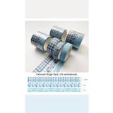 Padme studio Desenli 3’lü Kağıt Bant (1ADET 1,5CMX3METRE—2ADET 1CMX3M)(MAVİ TONLAR)
