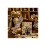 Padme studio Retro Kağıt Bant/8’li (4adet 1cmx2m—2adet 1,5cmx2m—1adet 3cmx2m—1adet 5,3cmx2m) Dekoratif Washi Tape