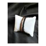 Padore Accessory Erkek - Koyu Kahve Ve Gece Siyahi Massive Ahşap Elegant Şık Padore Bileklik