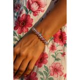 Padore Accessory 💗 Kalp Çakrasına Dokunan Taş: Pembe Termal Kuvars Doğal Taş Bileklik 💗