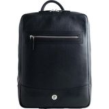 Paftalı Deri Paftalı Leather Macbook Laptop Orta Boy Sırt Çantası, 38X26X6 Cm, Modern Tasarım, Siyah (Taba Kahve - Standart - Çok Renkli