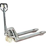 Paftar Güvencesi ile TP25G Galvaniz Transpalet - 2500 kg - Gümüş