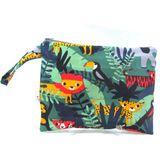 Pafuli El Yapımı Clutch Çanta Jungle - Yeşil