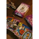 Paganca Mor Beyaz Spiritüel Enerji Tarot Destesi 78 Kart - Arındırma Kesesi Hediyeli