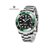 Pagani Design Pd-1661 Submariner 40mm Otomatik Mekanik Kol Saati Paslanmaz Çelik Dalgıç Saat Safir Cam Erkek Saati Siyah-yeşil Diğer