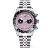 Pagani Design Pd-1813 Safir 40mm Japan Tmı Vk34 Quartz Erkek Kol Saati Pembe