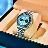 Pagani Design Pd-1813 Safir 40mm Japan Tmı Vk34 Quartz Erkek Kol Saati Siyah