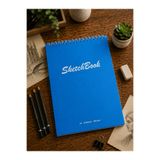 Pagos Yayınları Wise Owl Premium A4 SketchBook Sert Kapak Eskiz Defteri | 200 gr Kağıt | 30 Yaprak (60 Sayfa) | Karakalem & Teknik Çizim İçin