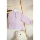 Pahta 4 Kat Müslin Pamuk Kız Bebek - Çocuk Sweatshirt - Açık Lila - 2 - 4 Yaş