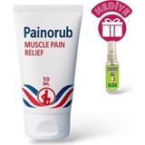 Painorub Vücut Ağrı Yönetimi Için Hızlı ve Etkili Bakım Kremi 50 ml + Çörek Otu Yağı 30 ml Hediye