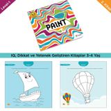 PAINT (3-4 Yaş) / IQ, Dikkati Güçlendirme Seti-Anasınıfı - TÜZDER Yayınları