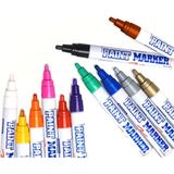 Paint Marker Munhwa Paint Marker 12'li Paket Markalama Kalemi Beyaz