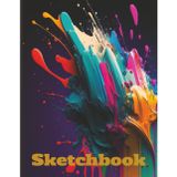 Paint Me Sketchbook: Transform Blank Pages into Colorful Art: 110 Blank Pages | Large 8.5" x 11" | Unlined Paper for Drawing, Sketching, and Doodling