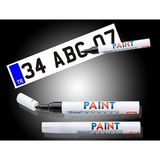 Paint Siyah Plaka Yazı Kalemi Dış Mekan Koruma Sağlayan Suya Dayanıklı Malzeme ile