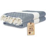 Paket -%100 Pamuk Peştamal 100X180 Cm, Havuz ve Plaj Havlusu, Spor Havlusu, Hızlı Kurur ve Koku Y - 0,6 x 19 x 29 cm