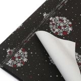 Paket Parti Ambalaj Kağıdı 70X100CM Yılbaşı Kar Desenli 50'li