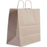 Paket Parti Büküm Saplı Kraft Kağıt Çanta 29X15X29 (25'li)