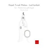 PAKEWAY Köpek Tırnak Makası - Led Lambalı - Gri
