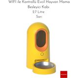 Pakeway Otomatik Mama Kabı 2.7 Litre Sarı - Pakeway