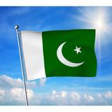 Pakistan Bayrağı Premium Raşel Kumaş 100X150 cm