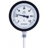 Pakkens 0-120 °C Çap 100 mm Daldırma Boyu 10 cm Alttan Bağlantılı G 1/2 inç Termometre