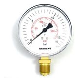 Pakkens 0-16 Bar Manometre 50MM 1/4" Alttan Çıkışlı Su Basınç Ölçüm Aleti