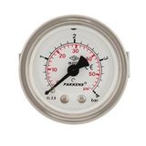 Pakkens 0-2.5 Bar 63 mm Arkadan Bağlantılı Panotipi Kuru G 1/4 inç Manometre