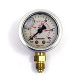 Pakkens 0-25 Bar 63 mm Alttan Bağlantılı Gliserinli G 1/4 inç Manometre