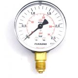 Pakkens 0-25 Bar 63 mm Alttan Bağlantılı Kuru Manometre G 1/4 inç