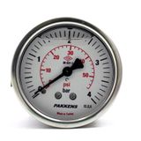Pakkens 0-4 Bar 63 mm Arkadan Bağlantılı Panotipi Gliserinli G 1/4 inç Manometre