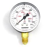 Pakkens 1/4 inç Çap 63 0/315 Bar Kuru Tip Basınç Ölçer Manometre Basınç Göstergesi