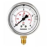 Pakkens 50X02,5Gliserinli Alttan Çıkışlı Manometre