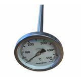 Pakkens 63 MM Fırın. Kazan Termometresi 500 C Derece 10 Cm Dalma Boylu