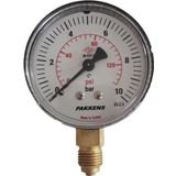 Pakkens 63 Mm Manometre 0-10 Bar