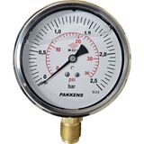 Pakkens Çap 100 Alttan Gliserinli Manometre - Pakkens - 2,5 BAR