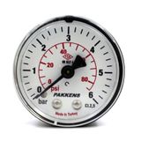 Pakkens Kuru G 1/4 inç 0-6 Bar 63 mm Arkadan Bağlantılı Manometre