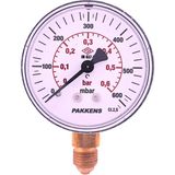PAKKENS MANOMETRE Ø63 600 MBAR DİYAFRAMLI