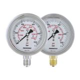 Pakkens Manometre Gliserinli Nw 63 Alt Bağlantılı 2,5 Bar