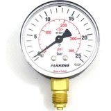 Pakkens Manometre - Q63 0-25 Bar Alttan Bağlantılı Kuru Tip Manometre