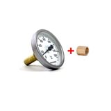 Pakkens Manşonlu 63 Çap 160 Derece Göstergeli 5 cm Bağlantılı Termometre