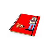 Paklon Tasarım Defter 14 X14 Cm Siyah Yapraklı 50 Yp.