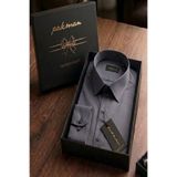 Pakman PREMIUM Pamuk Saten Slim Fit Erkek Gömlek - Hediye Kutulu
