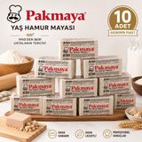 Pakmaya Yaş Hamur Mayası 500 gr 10 Adet - 5 kg